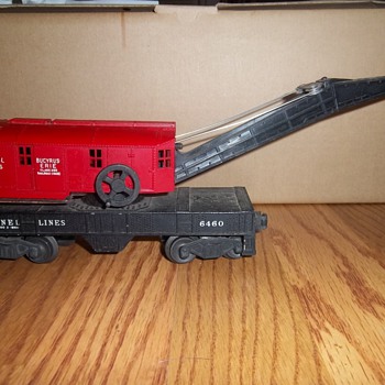 Lionel Trains Collection- Bucyrus Erie red crane #6460 - Model Trains
