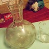 Glass Pitcher & 4 Juice Glasses