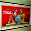 1944 Coca-Cola Cardboard Display Sign