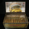 Yellow Cab Cigars, Box, And glass Display Cover