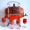 CZECH GLASS BARREL SETS