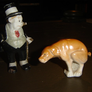 Crappy dog and Winni!! - Art Pottery