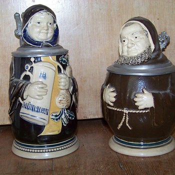 German beer steins - Breweriana