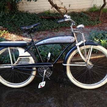 1950's J.C. Higgins Color Flow Tank Bike Men's Cruiser - Sporting Goods