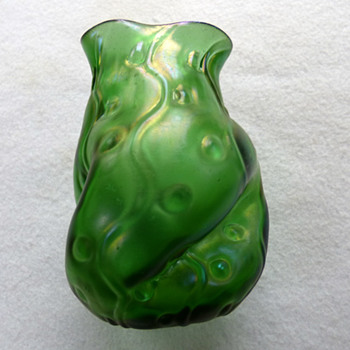Loetz "Waves & Dots" Vase c.1900 - Art Glass