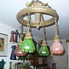 KRALIK ROSE BLOOM CHANDELIER