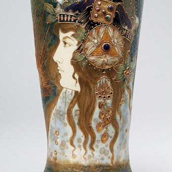Amphora Art Nouveau "Aurora" Vase - Art Pottery