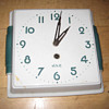 Antique 1940's French JAZ wall clock.
