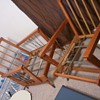 Wood Chairs metal strapping
