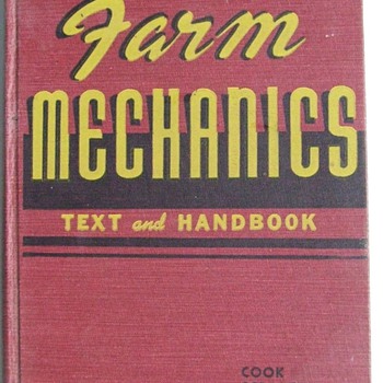 1949 Farm Mechanics Text and Handbook  - Books
