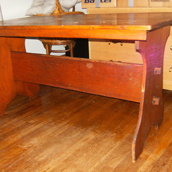 Grandparents breakfast nook. Just out of the attic SBF 1924