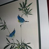 bluebirds on silk