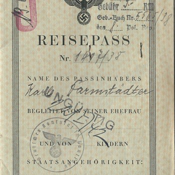 Hero of the Holocaust - J stamped passport - Paper