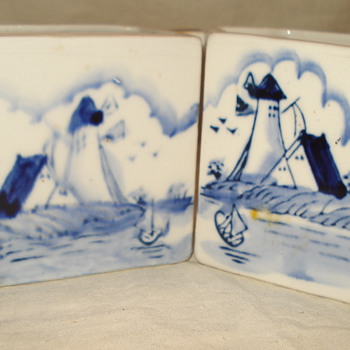 BLUE AND WHITE SUGAR AND CREAMER - Kitchen