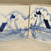 BLUE AND WHITE SUGAR AND CREAMER