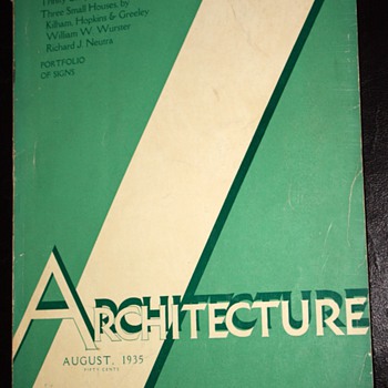 Architecture Magazine - August, 1935
