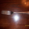 Goldsmiths & Silversmiths Company silver fork dated around mid-late 1700 