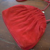 Orange Suede Etra Handbag Clutch