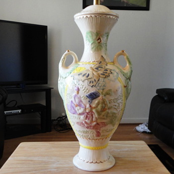 porcelain chinese lamp