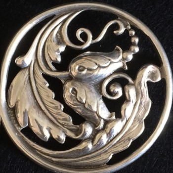 Scandinavian? American? silver brooch. - Fine Jewelry