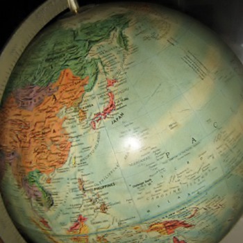 cool old 1960's globe - Office
