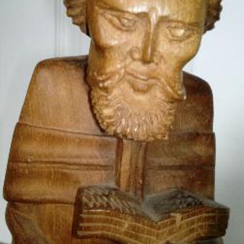 Wood   Carved  Figure Of a Man