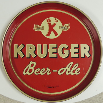 KREUGER Beer Tray - Newark NJ