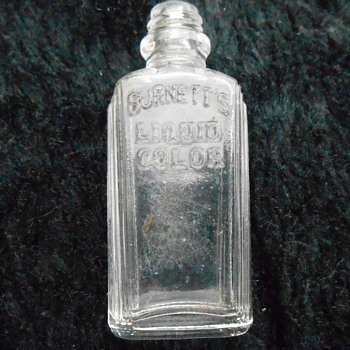 Old Food Coloring Bottle - Bottles