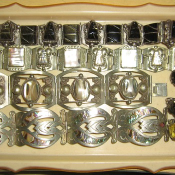 Mexican silver bracelets - Fine Jewelry