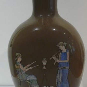 My Harrach Etruscan Revival Vase - Art Glass