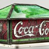 Coca-Cola leaded Glass Shade