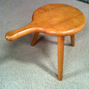 Prison Made Maple Stool - Furniture