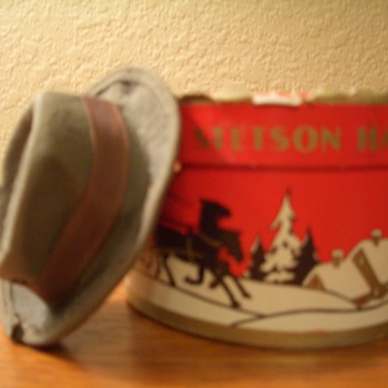 Vintage miniature stetson hat