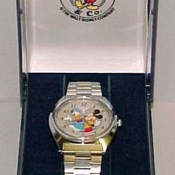 1989 Donald and Mickey watch - Wristwatches
