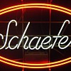 Large Schaefer Neon Sign