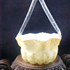 1892 Butler Brother's Citron Silver Spangle Basket