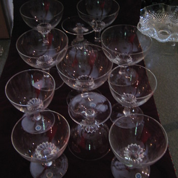 Crystal Wine Glasses Made in GERMANY U.S.Z. - Glassware