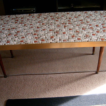 Retro Tile coffee Table 4 ft long - Furniture