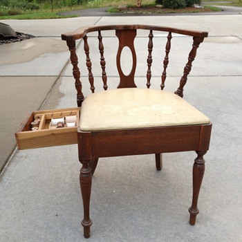 Chair with drawer