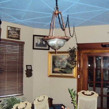 Custom dinning room ceiling in my house