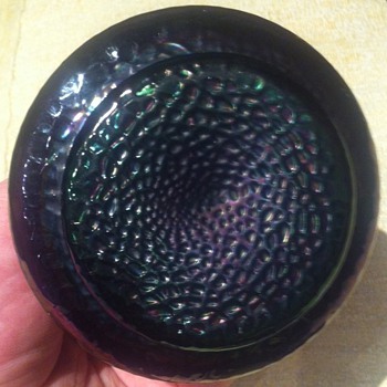 Bases of barber bottles - Art Glass