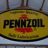 3 ft by 5 ft pennzoil sign