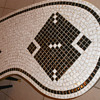 50's  - Vintage - Retro - Mosiac Tiled - Kidney Shaped - Coffee Table Set 
