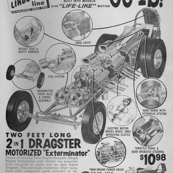 1964/65 Lindberg Models Advertisement