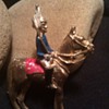 napolian on horse brooch