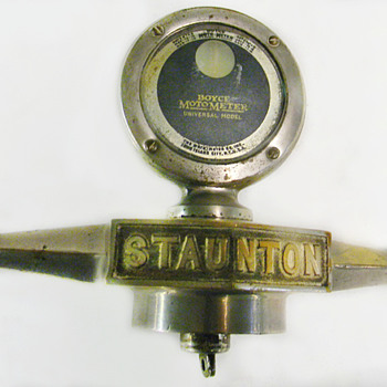 Circa 1925,  Staunton Dog Bone With Motometer
