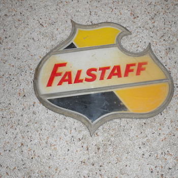 1950's falstaff beer sign
