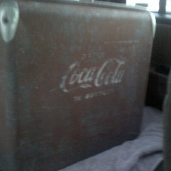 Coca Cola / Coke cooler.. Interested in info! not the best pic (sorry) but i have #'s