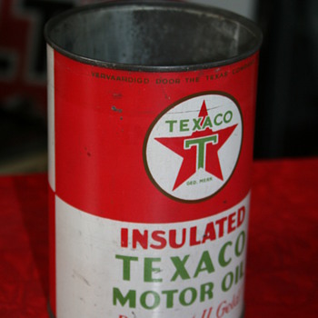 texaco oil can