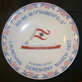 Ro-Ro M/V Rabenfels Plate  Sasebo Japan 